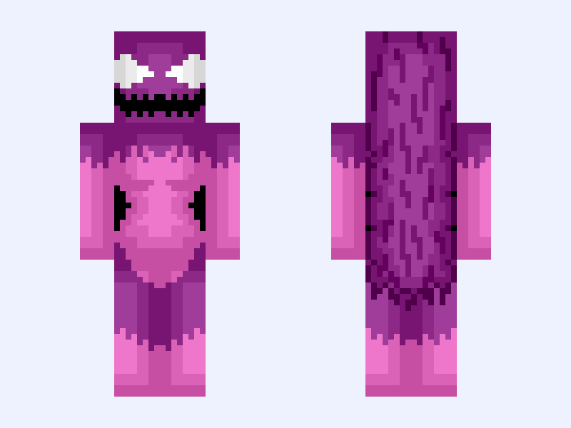 Agony (Leslie Gesneria) | Venom: Separation Anxiety #1, 1994 Minecraft skin, slim model, front and back view