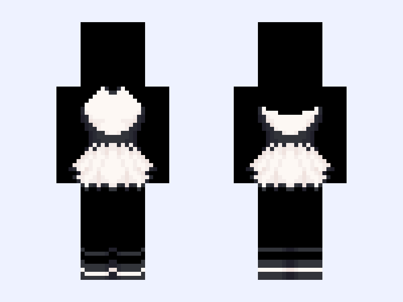 Base remake-> “.❤💣 And yet it Recovers 💣❤.” Minecraft skin, slim model, front and back view