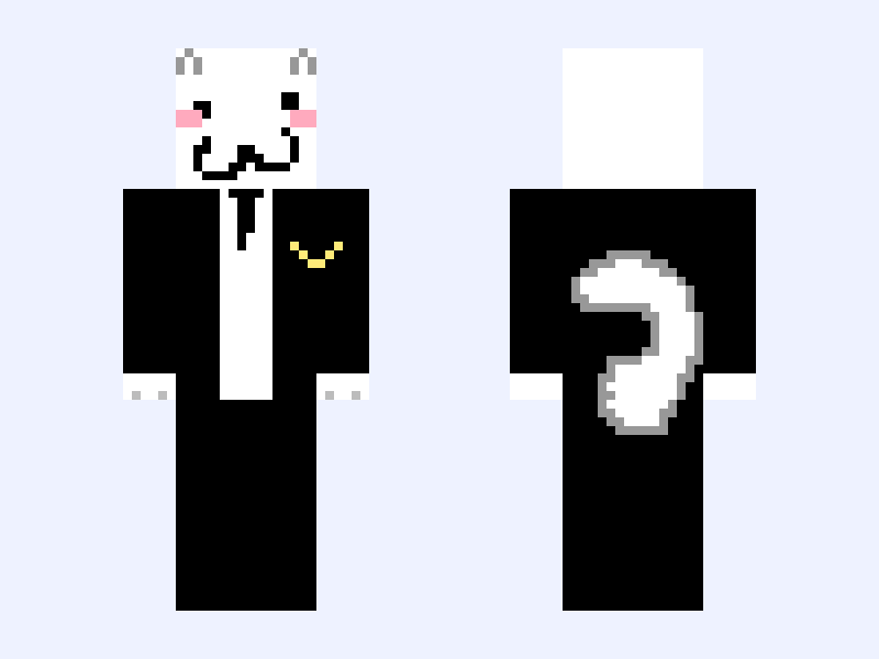 c@t r3@dy 4 @ d@nc3.. X3 Minecraft skin, slim model, front and back view