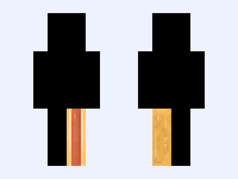 Can we get this popular? #hotdog #memes Minecraft skin, slim model, front and back view