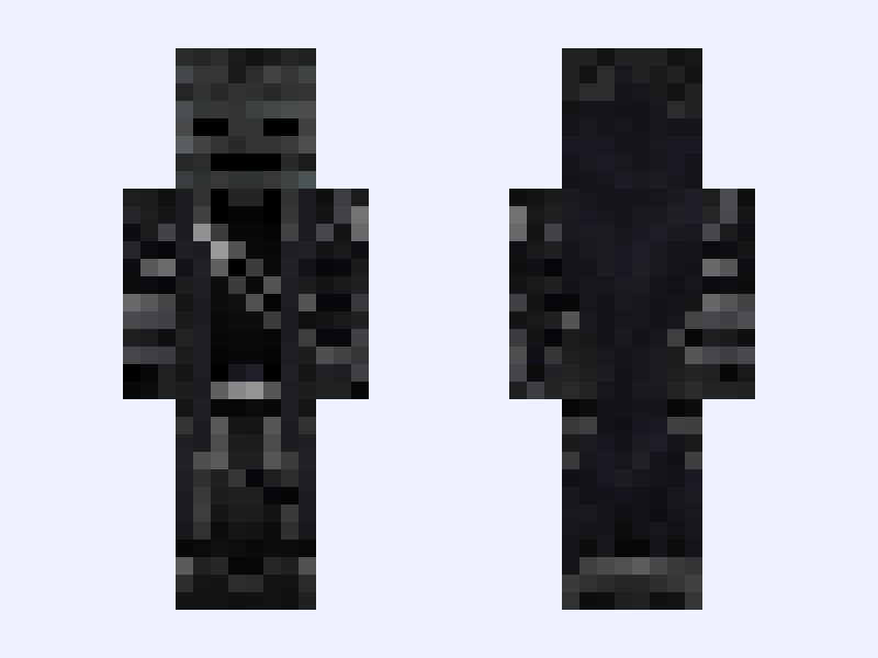 Cool Grox Minecraft skin, slim model, front and back view
