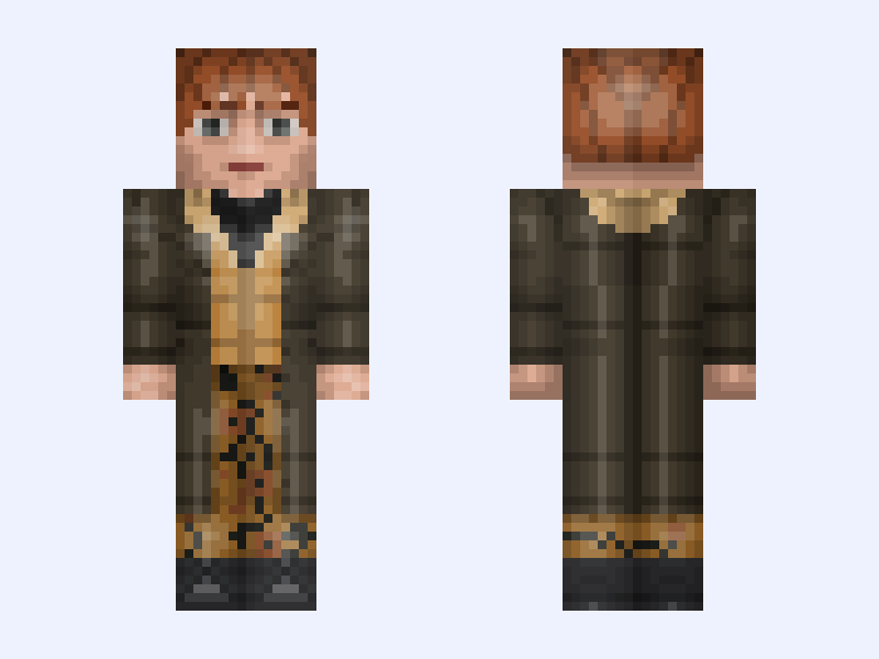 (Hood Down) Mind Hopper: Spider-Man: Brand New Day (Jean Grey: Marvel Studios: 2026) Minecraft skin, slim model, front and back view