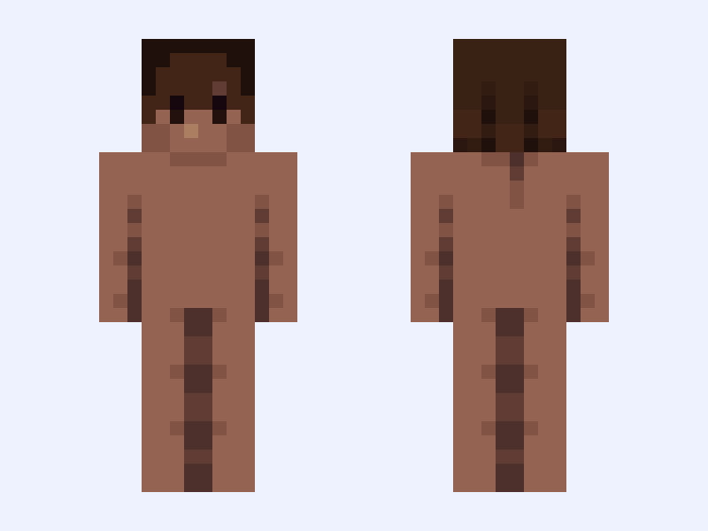 I GOT A WATERMARK NOW (Tutorial) Minecraft skin, slim model, front and back view