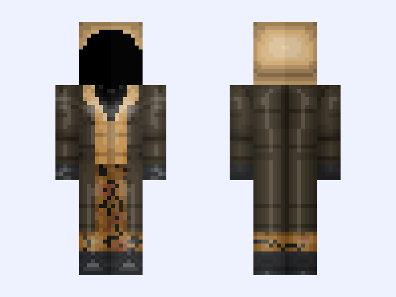 Mind Hopper: Spider-Man: Brand New Day (Jean Grey: Marvel Studios: 2026) Minecraft skin, slim model, front and back view