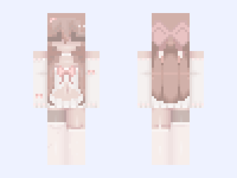 𐙚 Minecraft skin, slim model, front and back view