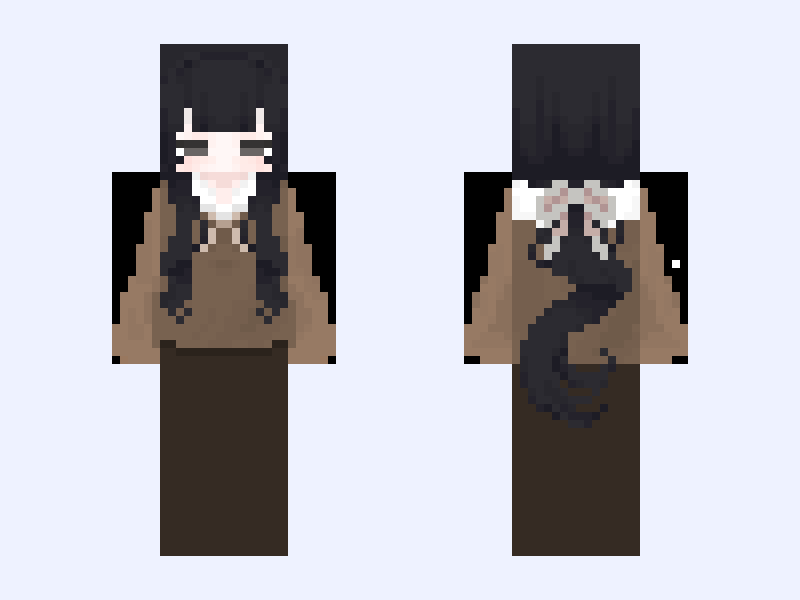 略略略 Minecraft skin, slim model, front and back view