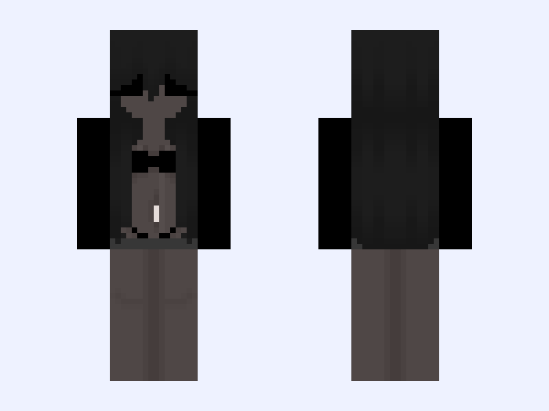 𓆩♱𓆪 Minecraft skin, slim model, front and back view