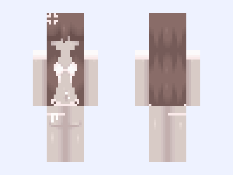 OG DONT STEAL CHECK DESC Minecraft skin, slim model, front and back view