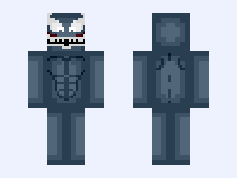 Riot (Trevor Cole) | Venom: Separation Anxiety #2, 1994 Minecraft skin, classic model, front and back view