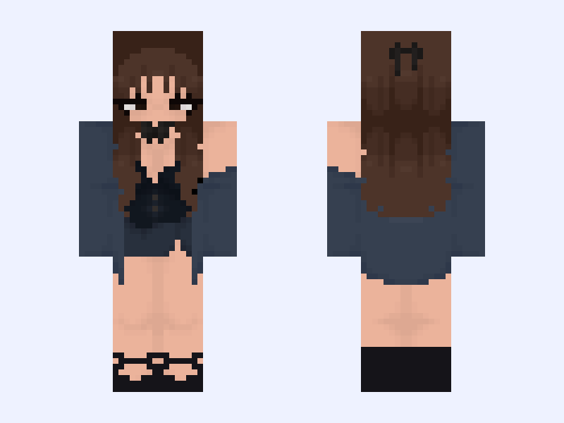 𓆩. Sᴋʏғᴀʟʟ .𓆪 Minecraft skin, slim model, front and back view