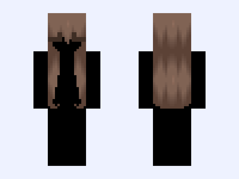 𓆩. Sʜᴜᴛᴛᴇʀs .𓆪 Minecraft skin, slim model, front and back view