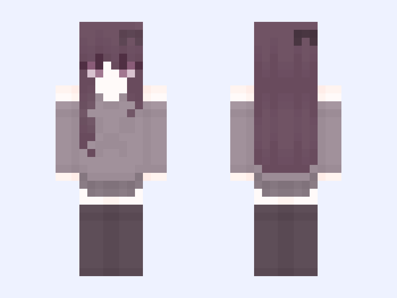 Skin 2 Minecraft skin, slim model, front and back view