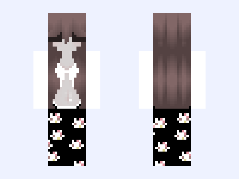 Skin 9 Minecraft skin, slim model, front and back view