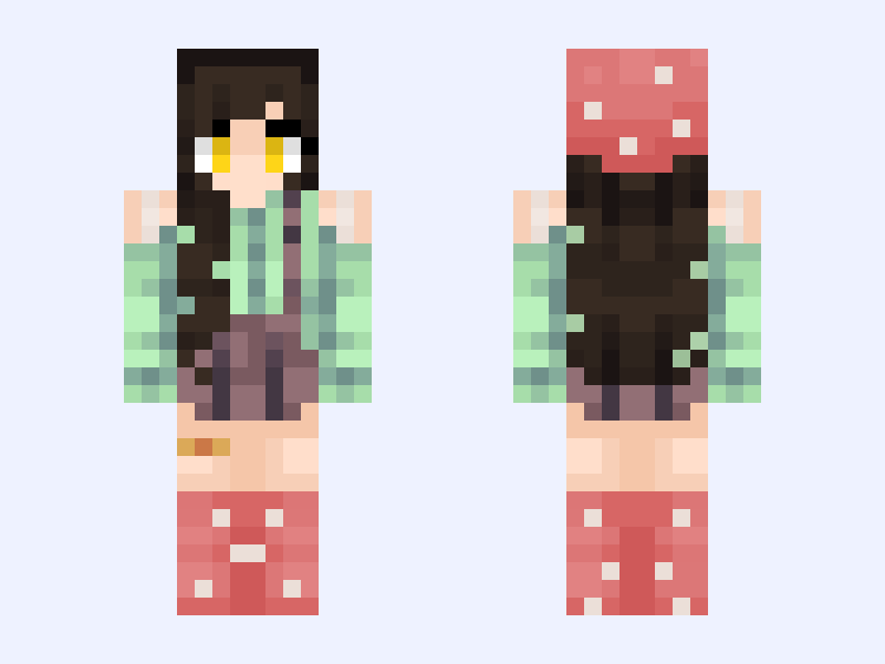 stupid shading.. Minecraft skin, slim model, front and back view