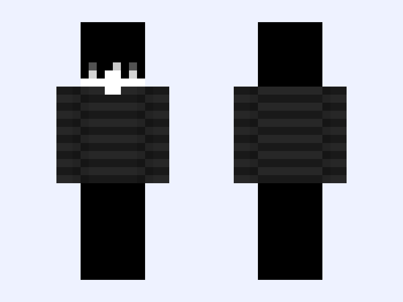 ⊹˚₊‧• 𝓣𝓻𝔂 𝓱𝓪𝓻𝓭 •‧₊˚⊹ Minecraft skin, slim model, front and back view