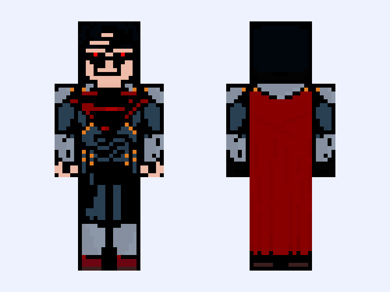 Who's the next character? [Wrong answers only] Minecraft skin, slim model, front and back view